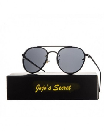 JOJOS SECRET Oversized Mirrored Sunglasses