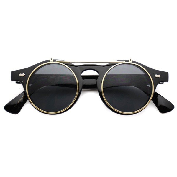 Cyber Steampunk Circle Sunglasses Rimmed