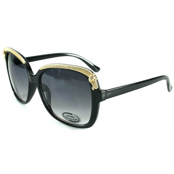 Cheetah Oversized Fashion Sunglasses Embellishment