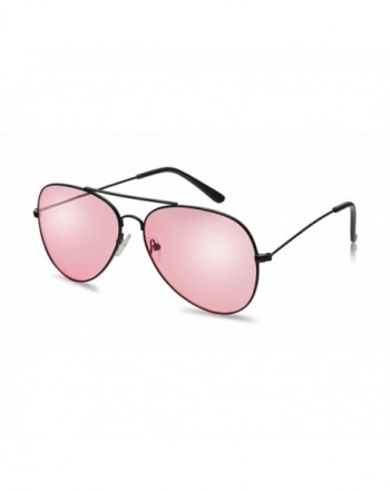 Classic Black Aviator Sunglasses Colored