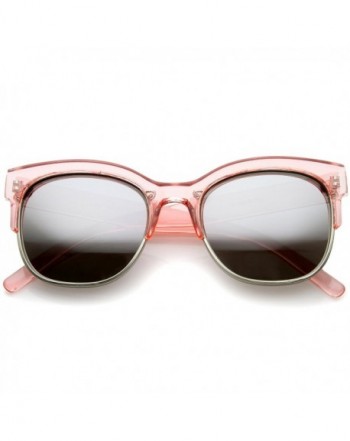 Semi-rimless sunglasses