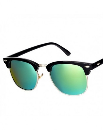 Semi-rimless sunglasses