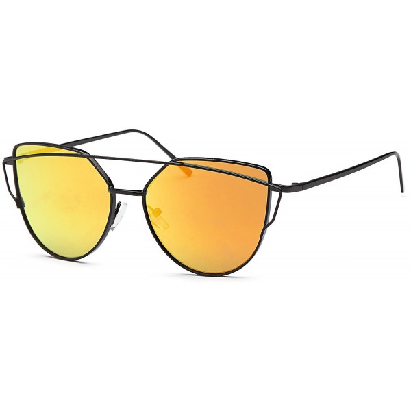 Mia Nova Mirrored Sunglasses CatEye