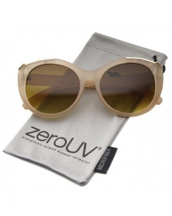 zeroUV Sitting Temples Sunglasses Creme Gold