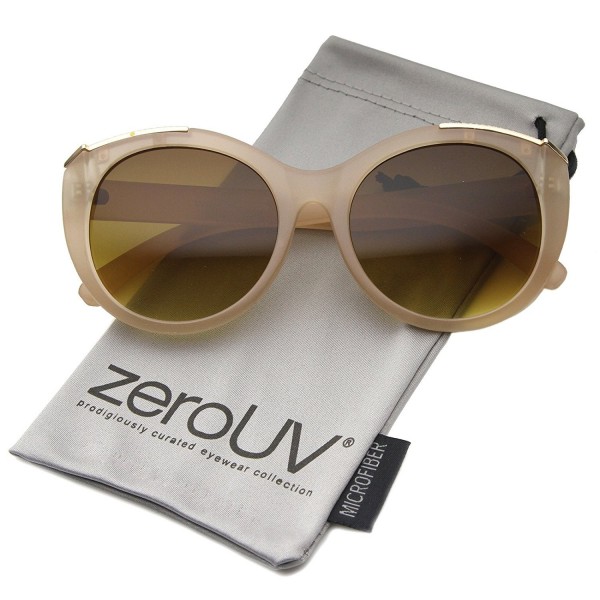 zeroUV Sitting Temples Sunglasses Creme Gold