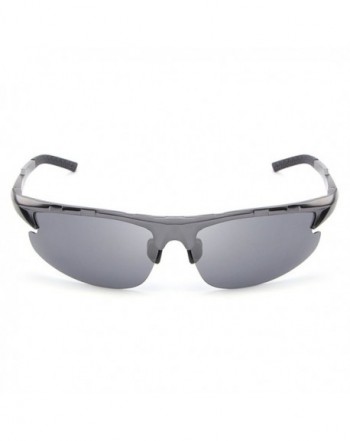 Semi-rimless sunglasses