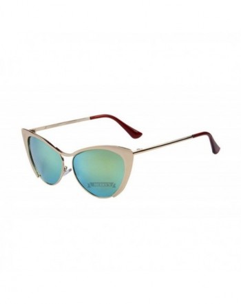 Semi-rimless sunglasses