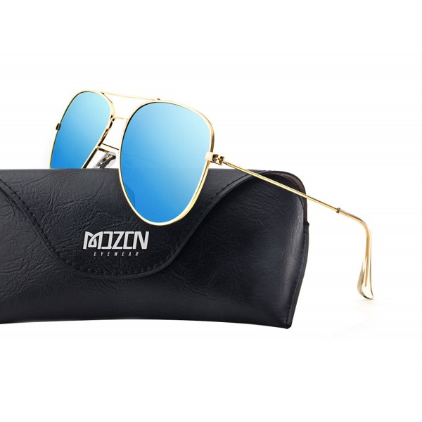 MOZON Mirrored Aviator Polarized Sunglasses