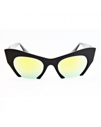 Semi-rimless sunglasses