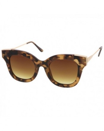 sunglassLA Oversize Square Sunglasses Tortoise