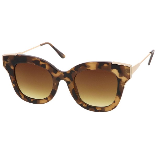 sunglassLA Oversize Square Sunglasses Tortoise