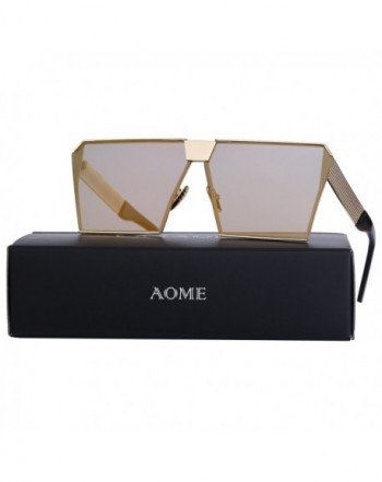 AOME Oversized Sunglasses Square Mirrored