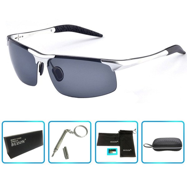 Beison Goggles Polarized Sunglasses Unbreakable