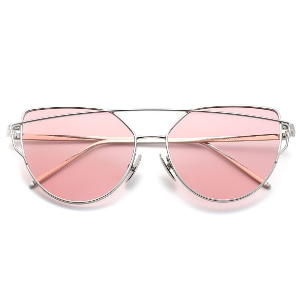 ASLNsong Womens Sunglasses Oversized Mirrored