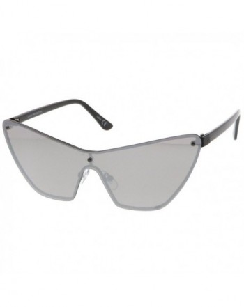 sunglassLA Oversize Rimless Colored Sunglasses