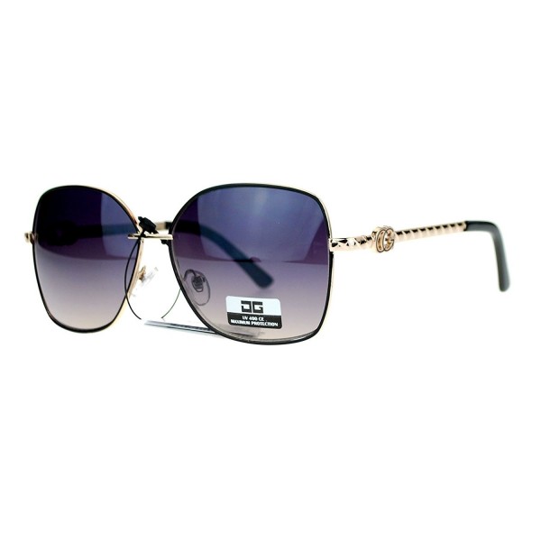 Eyewear Metal Rectangular Butterfly Sunglasses