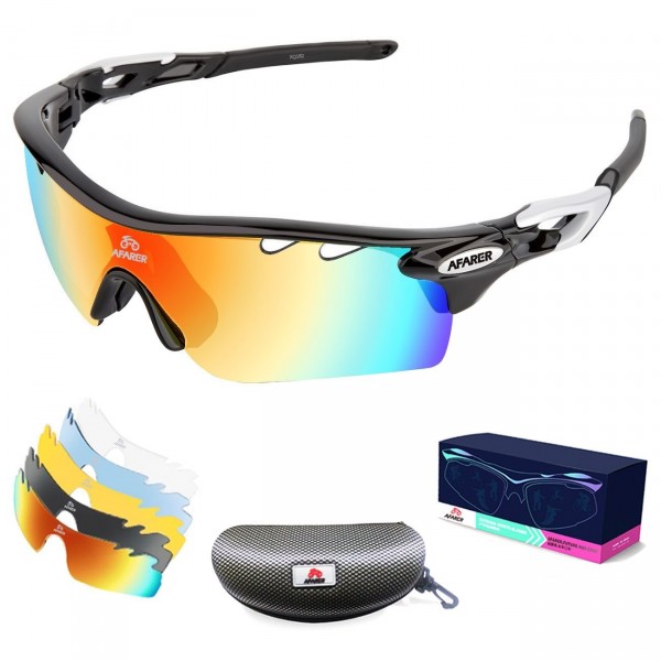 AFARER Polarized Sunglasses Interchangeable Unbreakable
