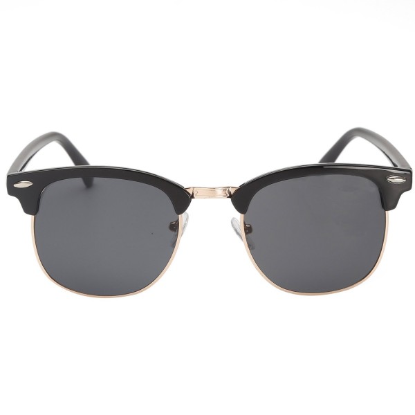 Classic Semi Rimless Rimmed Sunglasses Clubmaster