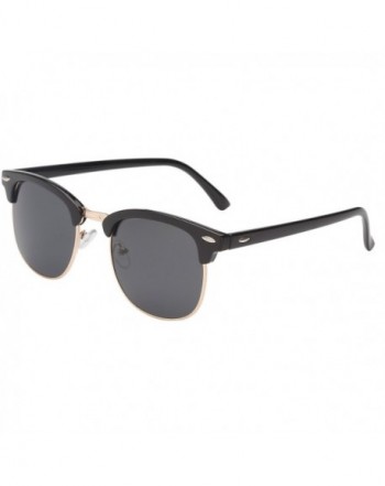 Semi-rimless sunglasses