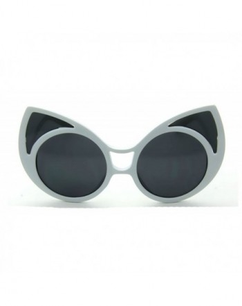 White Extreme Pointed Oversized Sunglasses