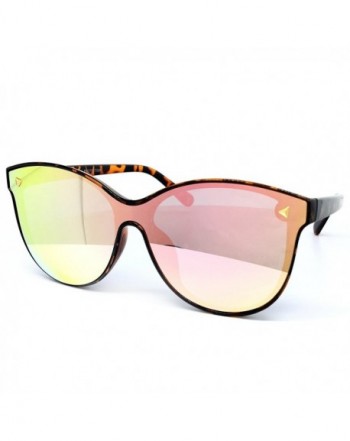 O2 Oversize Wraparound Semi Rimless Sunglasses