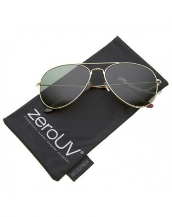 zeroUV Classic Metal Aviator Sunglasses