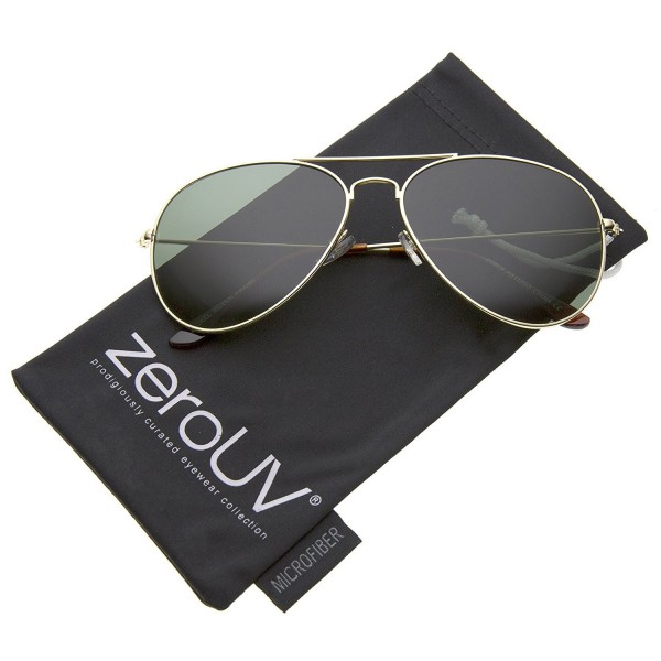 zeroUV Classic Metal Aviator Sunglasses