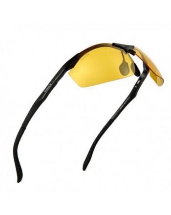 Fashion Anti Glare Polarized Sunglasses semirimless