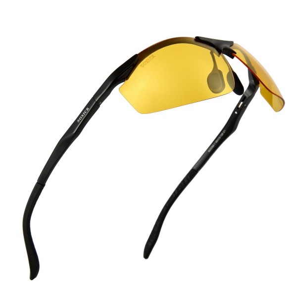 Fashion Anti Glare Polarized Sunglasses semirimless