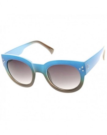 zeroUV Colorful Two Tone Oversized Sunglasses