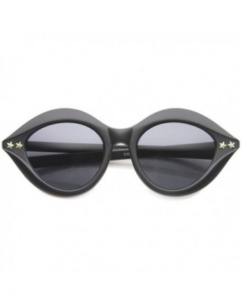 zeroUV Womens Fashion Sunglasses Matte Black Gold