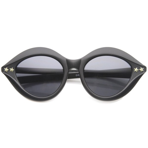 zeroUV Womens Fashion Sunglasses Matte Black Gold