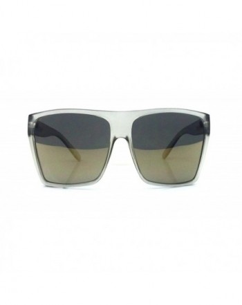 Aviator Mirrored Reflective Oversized Sunglasses