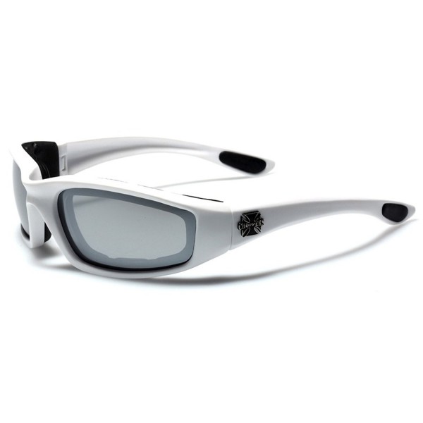 Choppers Padded Sport Sunglasses Silver