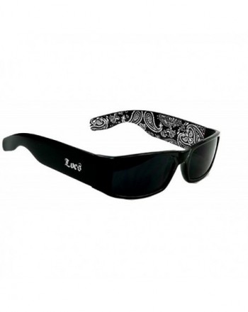 Black bandana pattern Locs Shades