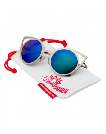 grinderPUNCH Womens Fashion Round Sunglasses