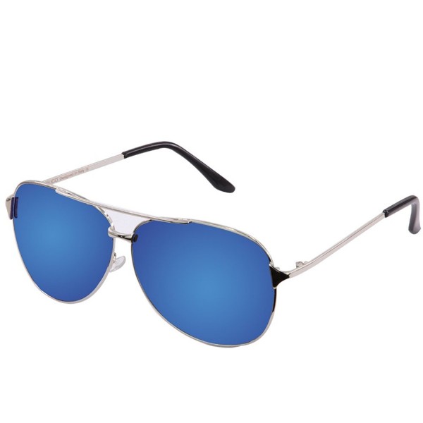 Aviator Style Mirrored Polarized Sunglasses