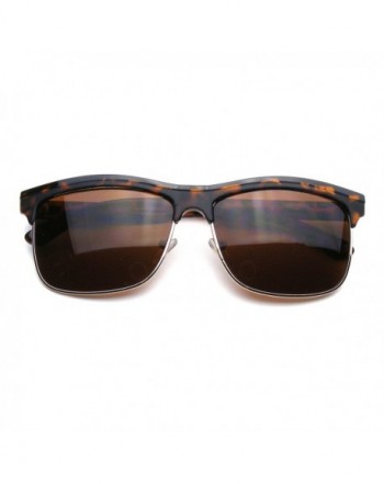 Emblem Eyewear Rimless Sunglasses Tortoise