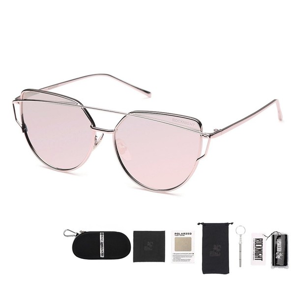 ROCKNIGHT Polarized Golden Pink Protection Sunglasses