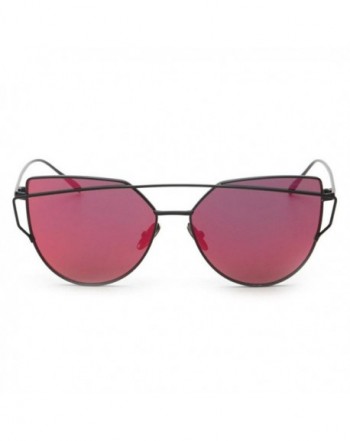 QingFan Fashion Vintage Mirrored Sunglasses