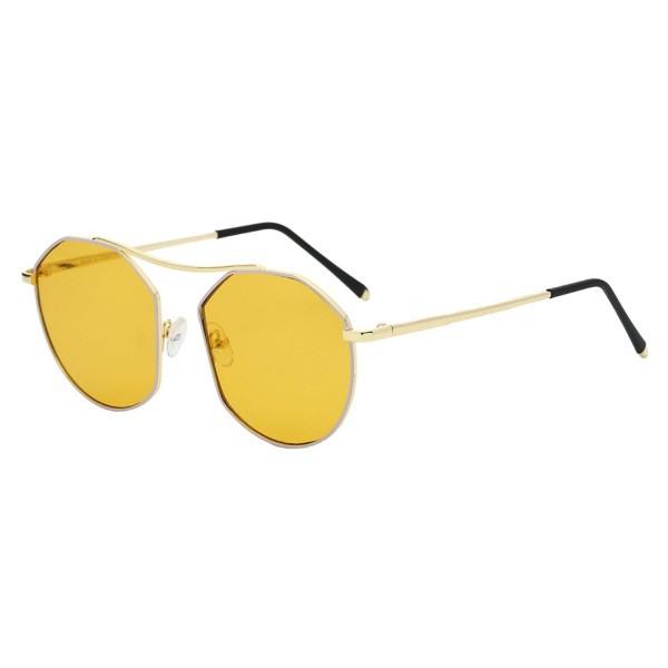 Cramilo Fashion Geometric Colored Sunglasses