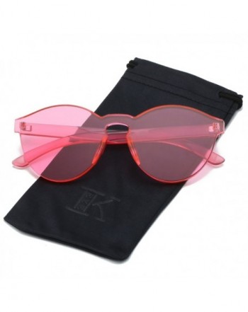 LKEYE Fashion Rimless Sunglasses Transparent LK1737