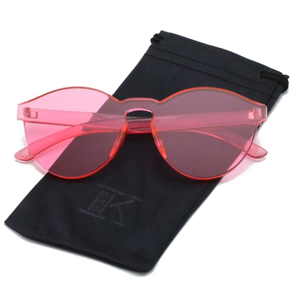 LKEYE Fashion Rimless Sunglasses Transparent LK1737