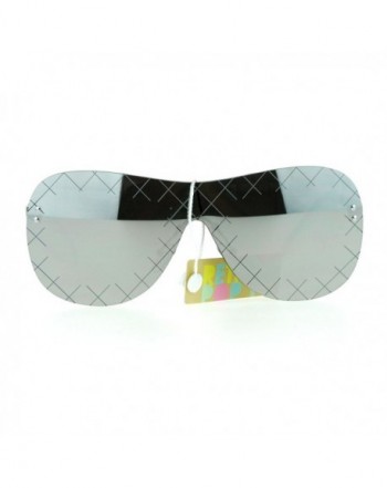 SA106 Futuristic Reflective Aviator Sunglasses