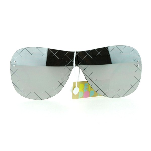 SA106 Futuristic Reflective Aviator Sunglasses
