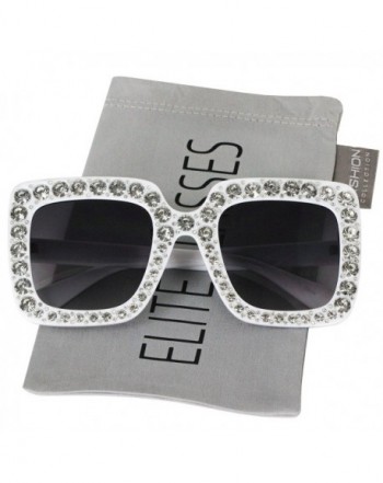 Elite Oversized Rhinestone Designer Sunglasses