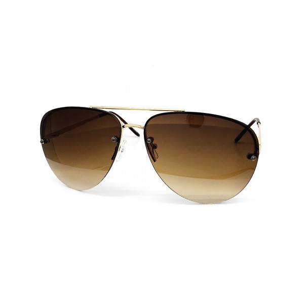 O2 Eyewear Teardrop Rimless Sunglasses