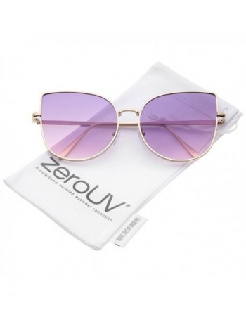 zeroUV Oversize Gradient Sunglasses Purple Pink