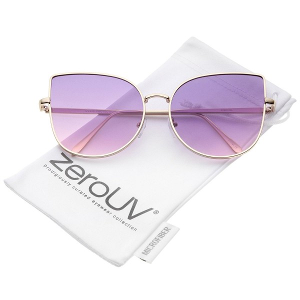 zeroUV Oversize Gradient Sunglasses Purple Pink