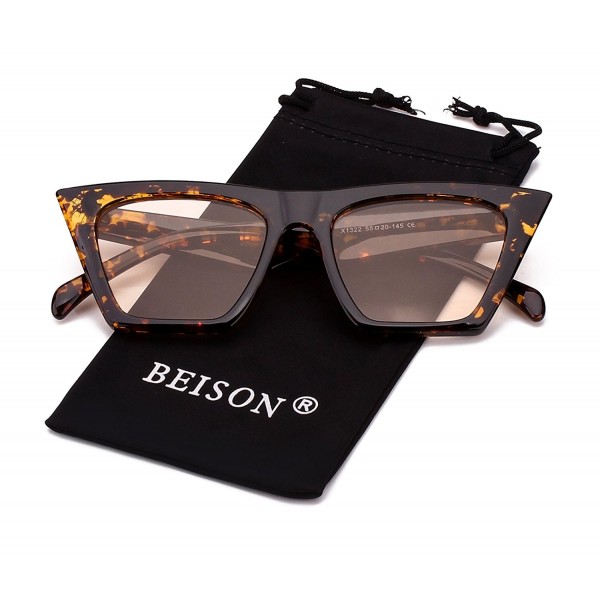 Beison Womens Fashion Sunglasses Tortoise